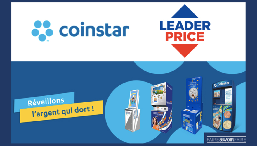 Les bornes Eurocycleur de Coinstar France s'installent chez Leader Price