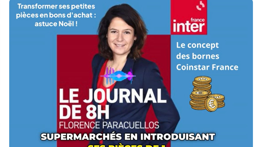 France Inter : Journal de 8h - Astuce de Noël : échanger sa ferraille contre des bons d'achat