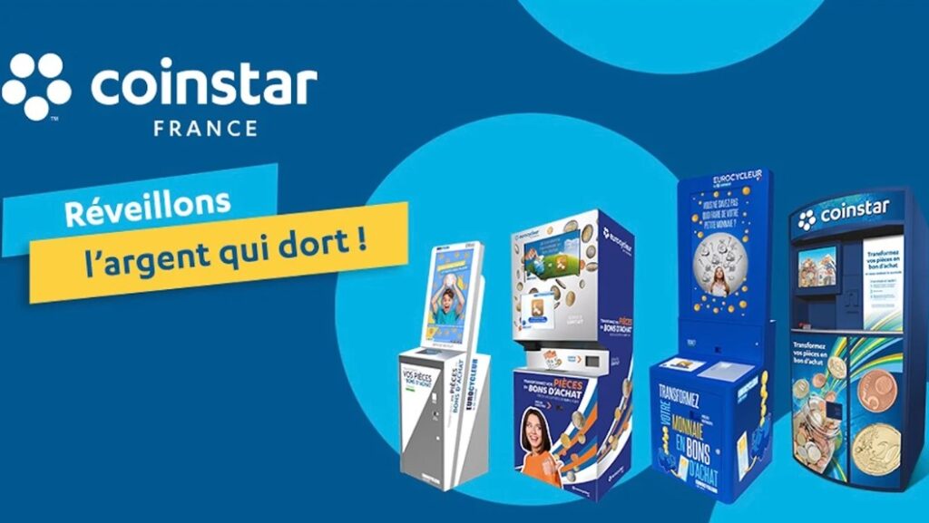 NICE : Coinstar France au Auchan Super pour aider les habitants