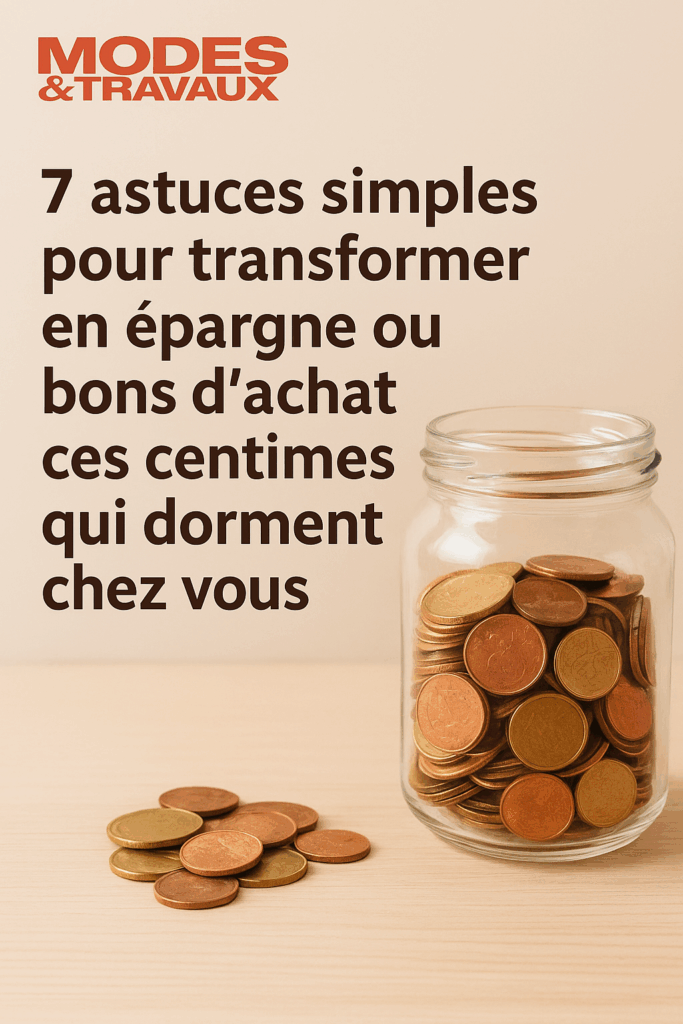 Pièces rouges et jaunes : 7 astuces simples pour transformer en épargne ou bons d'achat ces centimes qui dorment chez vous