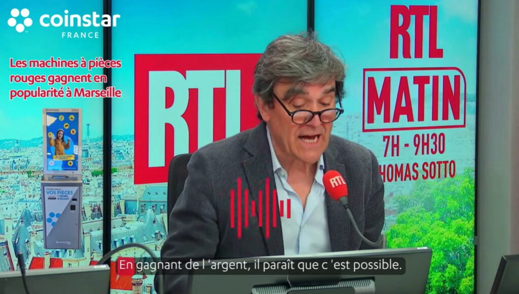 RTL - Les machines à pièces rouges gagnent en popularité à Marseille