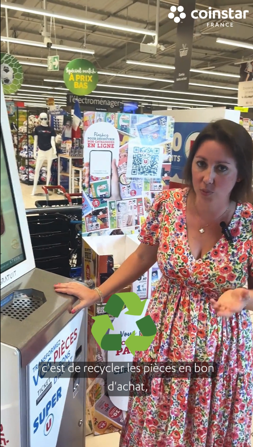Découvrez les bornes Eurocycleur qui aident à récupérer du pouvoir d’achat avec Chloé !